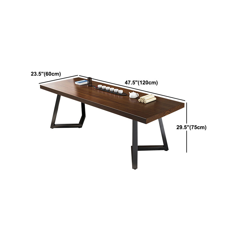 Industriële stijl rechthoekige tafel ingesteld 1/2/6/7 stukken eetgelegenheden voor keuken