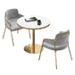 Modern 1/3/4/5 Pieces Dining Set Round Stone Table for Dining Room