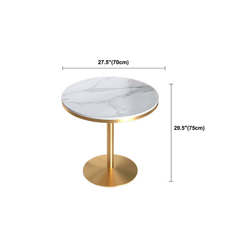 Modern 1/3/4/5 Pieces Dining Set Round Stone Table for Dining Room