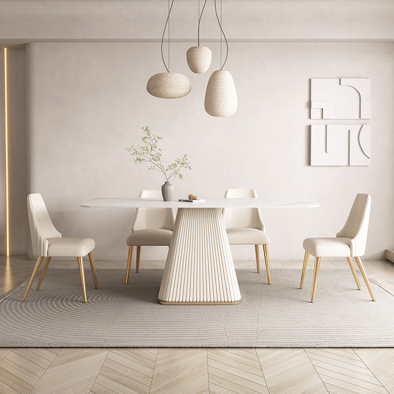 Ensemble de table rectangle contemporain 1/4/5/6 Pièces Pièces Ensemble de restauration pour la cuisine