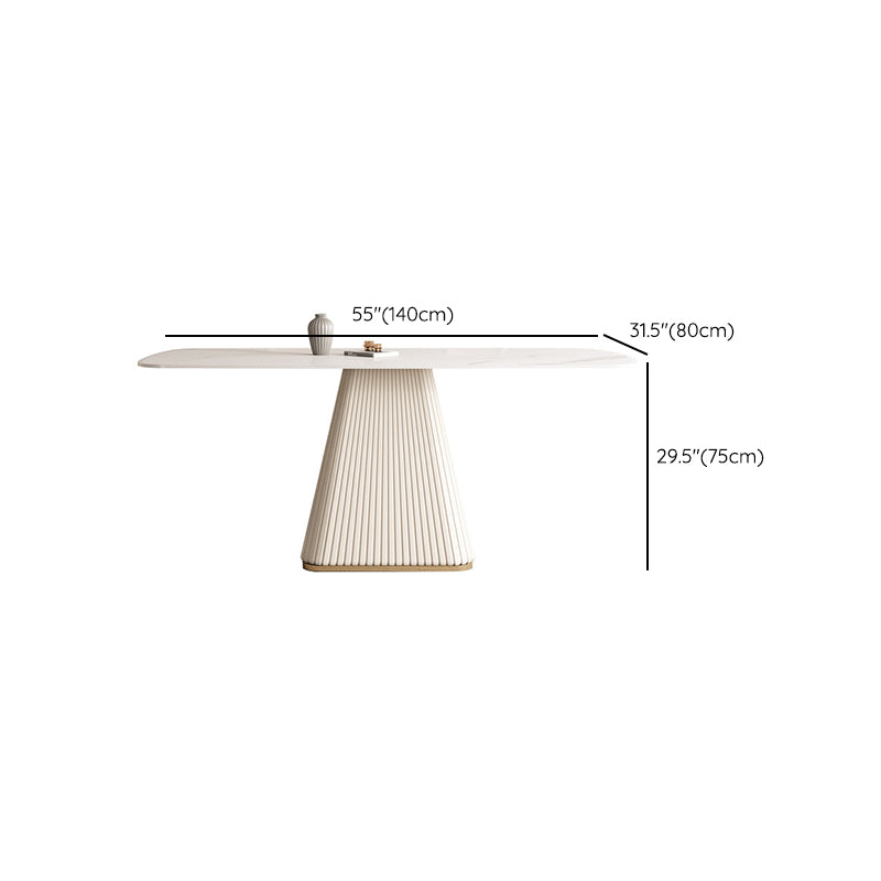 Ensemble de table rectangle contemporain 1/4/5/6 Pièces Pièces Ensemble de restauration pour la cuisine