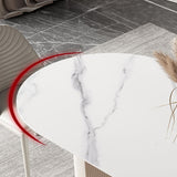 Ensemble de table rectangle contemporain 1/4/5/6/7 Pièces Pièces Ensemble de restauration pour un usage domestique