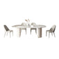 Contemporary Rectangle Table Set 1/4/5/6/7 Pieces Dining Set for Home Use Clearhalo 'Dining Room Sets' 'Dining Tables & Seating' 'dining_room_set' 'furn' 'furn_dining_room_set' 'Furniture' 'Kitchen & Dining Furniture' 6122187