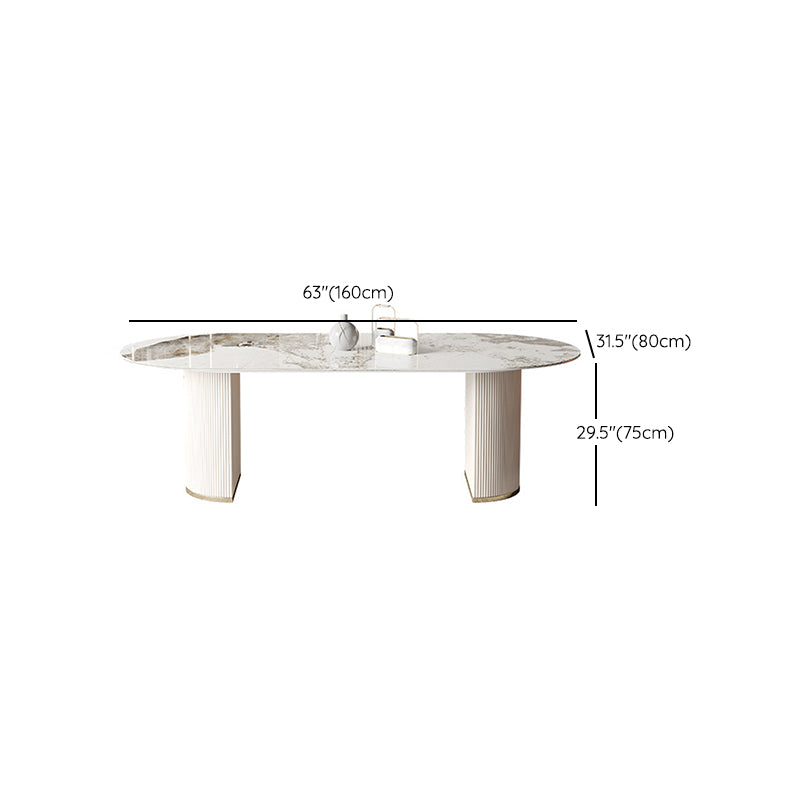 Contemporary Rectangle Table Set 1/4/5/6/7 Pieces Dining Set for Home Use Clearhalo 'Dining Room Sets' 'Dining Tables & Seating' 'dining_room_set' 'furn' 'furn_dining_room_set' 'Furniture' 'Kitchen & Dining Furniture' 6122189