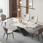 Juego de mesa rectangular contemporáneo, juego de comedor de 1/2/4/5/6/7 piezas para uso doméstico