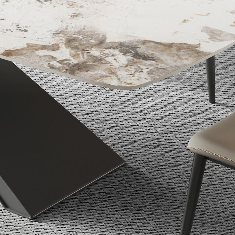 Juego de mesa rectangular contemporáneo, juego de comedor de 1/2/4/5/6/7 piezas para uso doméstico