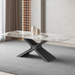 Juego de mesa rectangular contemporáneo, juego de comedor de 1/2/4/5/6/7 piezas para uso doméstico