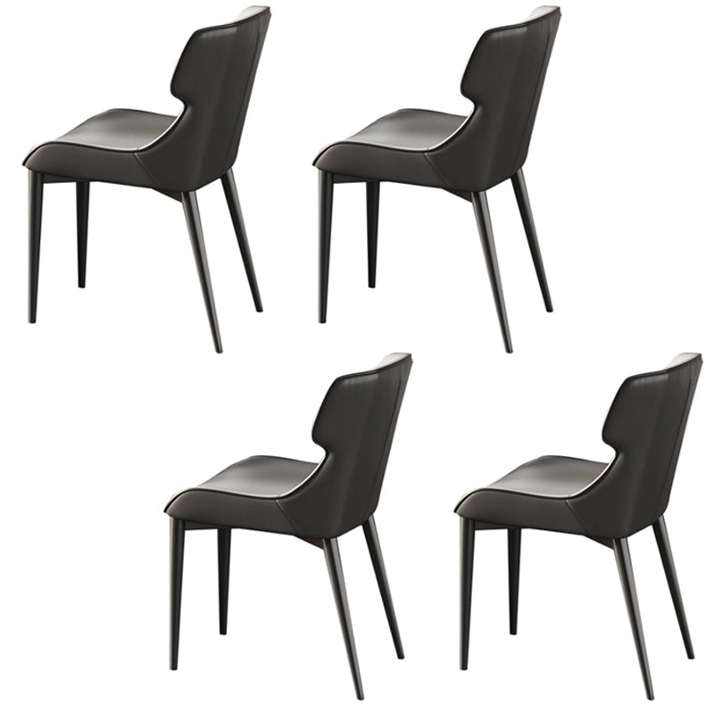 Contemporary Rectangle Table Set 1/4/5/7 Pieces Dining Set for Kitchen