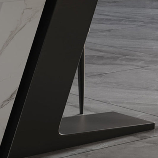 現代の長方形のテーブルセット1/4/5/7ピースキッチン用ダイニングセット