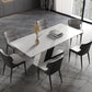 Contemporary Rectangle Table Set 1/4/5/7 Pieces Dining Set for Kitchen
