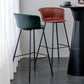 Indoor Leather Bar & Counter Stool Industrial Footrest Low Back Bucket Counter Chair Clearhalo 'Bar Furniture' 'Bar Stools' 'bar_stools' 'furn' 'furn_bar_stools' 'Furniture' 'Kitchen & Dining Furniture' 6122413
