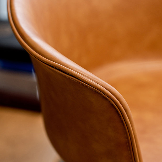 Indoor Leather Bar & Counter Stool Industrial Footrest Low Back Bucket Counter Chair Clearhalo 'Bar Furniture' 'Bar Stools' 'bar_stools' 'furn' 'furn_bar_stools' 'Furniture' 'Kitchen & Dining Furniture' 6122423