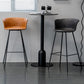 Indoor Leather Bar & Counter Stool Industrial Footrest Low Back Bucket Counter Chair Clearhalo 'Bar Furniture' 'Bar Stools' 'bar_stools' 'furn' 'furn_bar_stools' 'Furniture' 'Kitchen & Dining Furniture' 6122432