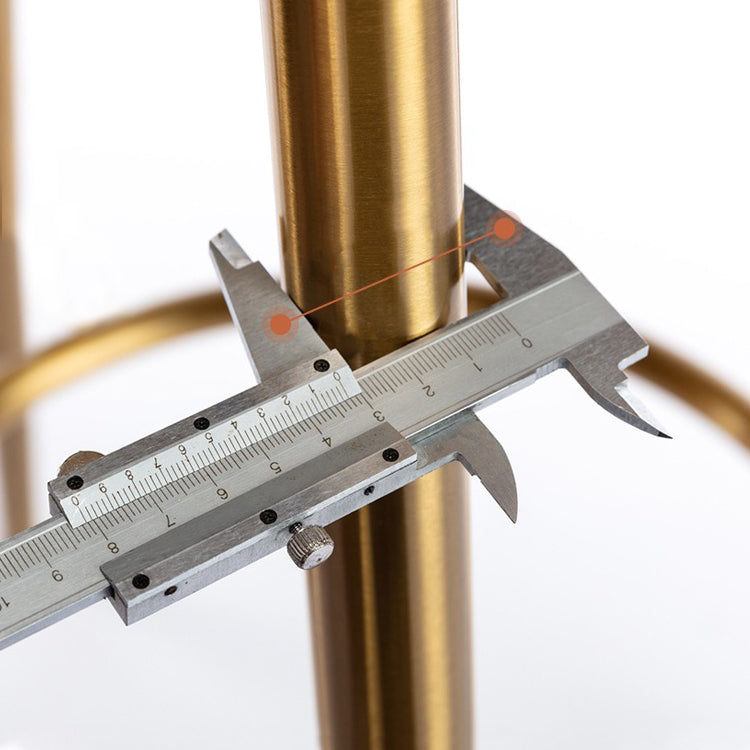 Nordic Armless Backrest Counter Stool Steel Kitchen Bar Stool with Cushion and Pedal Clearhalo 'Bar Furniture' 'Bar Stools' 'bar_stools' 'furn' 'furn_bar_stools' 'Furniture' 'Kitchen & Dining Furniture' 6122856