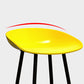 Indoor Bucket Counter Bar Stool Modern Plastic Footrest Low Back Bar Stool