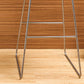 Glam Bucket Counter Bar Stool Footrest Low Back Indoor Metal Counter Stools