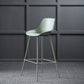 Milk Tea Shop Footrest Stool Nordic Style Matte Finish Metal Bar Stool
