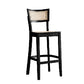 Contemporary Bar Stool Wooden Counter Bar Stool with Wood Legs for Bar