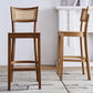 Contemporary Bar Stool Wooden Counter Bar Stool with Wood Legs for Bar