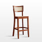 Contemporary Bar Stool Wooden Counter Bar Stool with Wood Legs for Bar