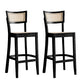 Contemporary Bar Stool Wooden Counter Bar Stool with Wood Legs for Bar