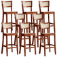 Contemporary Bar Stool Wooden Counter Bar Stool with Wood Legs for Bar