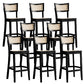 Contemporary Bar Stool Wooden Counter Bar Stool with Wood Legs for Bar