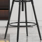 Industrial Adjustable Counter Chair Metal Round Indoor Dining Stool with Swivel