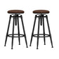 Industrial Adjustable Counter Chair Metal Round Indoor Dining Stool with Swivel