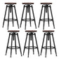 Industrial Adjustable Counter Chair Metal Round Indoor Dining Stool with Swivel