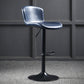 Modern Backrest Rotatable Counter Stool Iron Bar Stool with Cushion and Pedal
