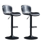 Modern Backrest Rotatable Counter Stool Iron Bar Stool with Cushion and Pedal