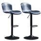 Modern Backrest Rotatable Counter Stool Iron Bar Stool with Cushion and Pedal