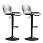 Modern Backrest Rotatable Counter Stool Iron Bar Stool with Cushion and Pedal