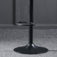 Modern Adjustable Leather Bar Stool Footrest Swivel Dining Stool for Living Room