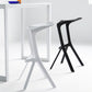 Footrest Indoor Low Back Stool Modern Plastic Stack Bar and Counter Stool