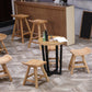 Indoor Modern Footrest Bar Stool Solid Wood Bar & Counter Stool in Natural Clearhalo 'Bar Furniture' 'Bar Stools' 'bar_stools' 'furn' 'furn_bar_stools' 'Furniture' 'Kitchen & Dining Furniture' 6123975