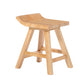 Indoor Modern Footrest Bar Stool Solid Wood Bar & Counter Stool in Natural 1 Piece Short Stool(22"H) Clearhalo 'Bar Furniture' 'Bar Stools' 'bar_stools' 'furn' 'furn_bar_stools' 'Furniture' 'Kitchen & Dining Furniture' 6123979
