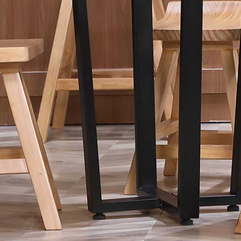 Indoor Modern Footrest Bar Stool Solid Wood Bar & Counter Stool in Natural Clearhalo 'Bar Furniture' 'Bar Stools' 'bar_stools' 'furn' 'furn_bar_stools' 'Furniture' 'Kitchen & Dining Furniture' 6123982