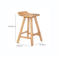 Indoor Modern Footrest Bar Stool Solid Wood Bar & Counter Stool in Natural Clearhalo 'Bar Furniture' 'Bar Stools' 'bar_stools' 'furn' 'furn_bar_stools' 'Furniture' 'Kitchen & Dining Furniture' 6123999