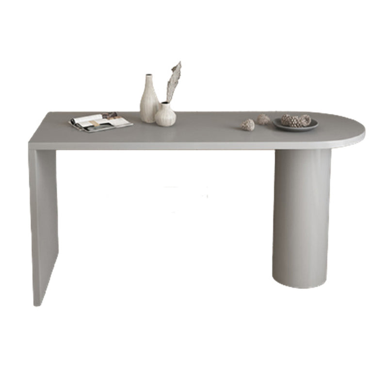 Mesa de bar de madera interior Mesa de altura de barra de pedestal doble industrial