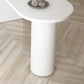 Mesa de bar de madera interior Mesa de altura de barra de pedestal doble industrial