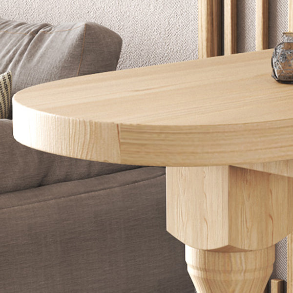 Trestle Base Bar Table Contemporary Solid Wood Bar Dining Table with Wine Rack Clearhalo 'Bar Furniture' 'Bar Tables' 'bar_tables' 'furn' 'furn_bar_tables' 'Furniture' 'Kitchen & Dining Furniture' 6126940