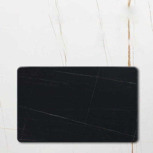 Tavolo da pranzo rettangolare moderno di pietra sinterizzata per soggiorno da cucina