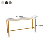 Tavolo da pranzo rettangolare moderno di pietra sinterizzata per soggiorno da cucina