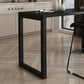 Table de bar industrielle à double piédestal sans table de bar en bois pour le salon