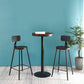 Solid Wood Pub Table Bar Height Industrial Round Bar Table for Indoor 21.7"L x 21.7"W x 41.3"H Without Chairs Clearhalo 'Bar Furniture' 'Bar Tables' 'bar_tables' 'furn' 'furn_bar_tables' 'Furniture' 'Kitchen & Dining Furniture' 6127139