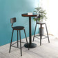 Solid Wood Pub Table Bar Height Industrial Round Bar Table for Indoor Clearhalo 'Bar Furniture' 'Bar Tables' 'bar_tables' 'furn' 'furn_bar_tables' 'Furniture' 'Kitchen & Dining Furniture' 6127140