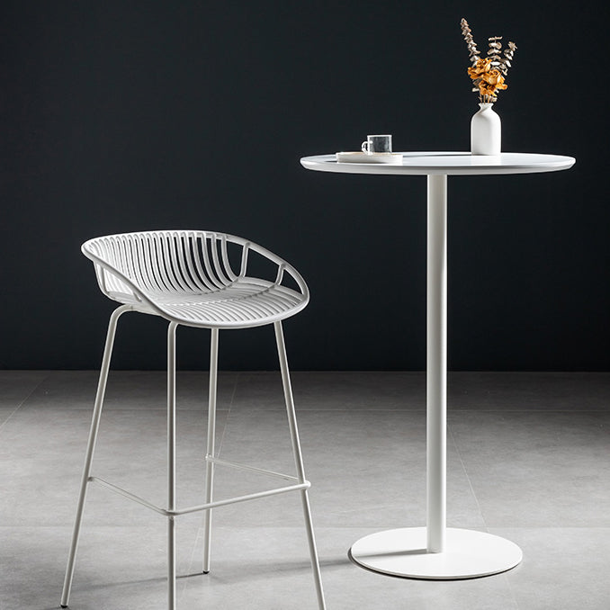 Solid Wood Pub Table 41-inch Bar Height Industrial Round Bar Table for Indoor Clearhalo 'Bar Furniture' 'Bar Tables' 'bar_tables' 'furn' 'furn_bar_tables' 'Furniture' 'Kitchen & Dining Furniture' 6127201