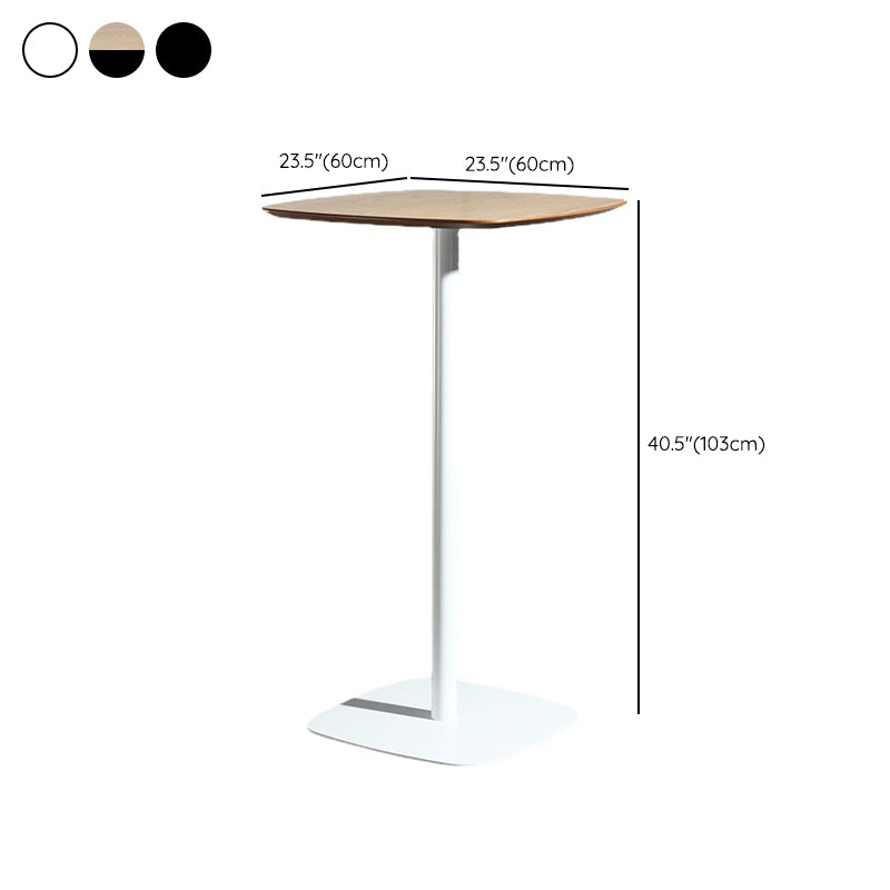 Eigentijdse pubtafel 40,6"H vierkante bartafel voor binnen en kantine